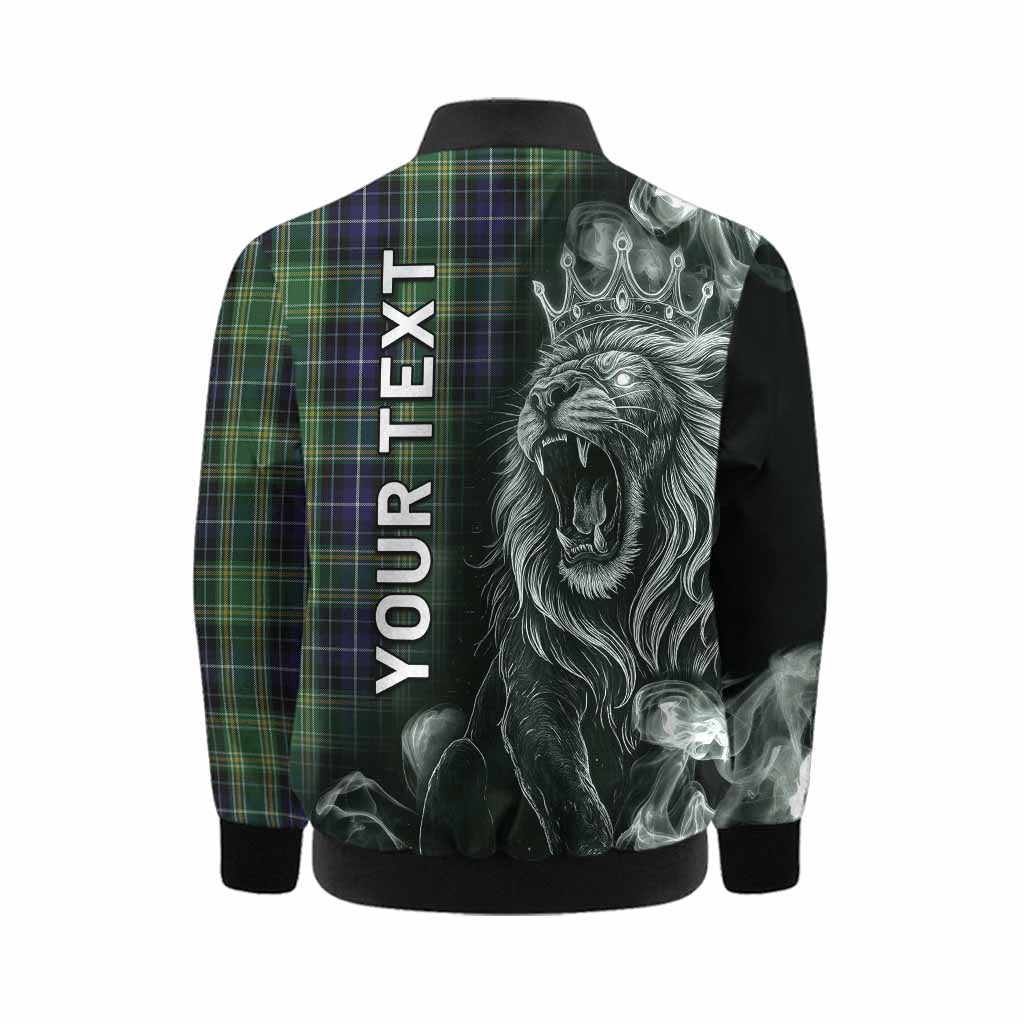McKellar Tartan Kid Bomber Jacket Roaring Lion Heritage