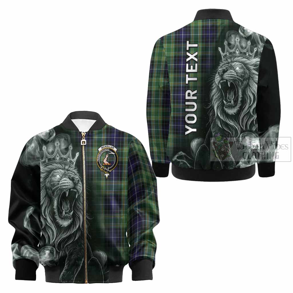 McKellar Tartan Kid Bomber Jacket Roaring Lion Heritage
