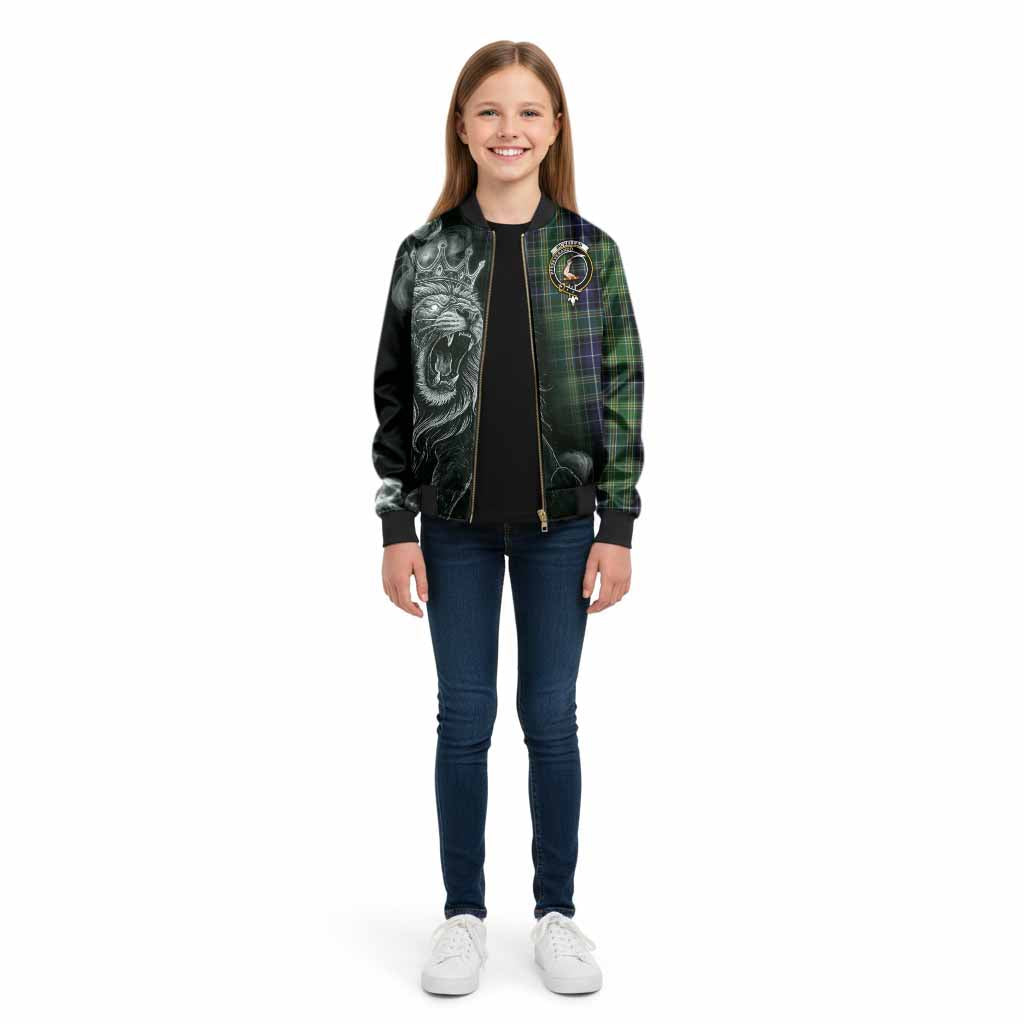 McKellar Tartan Kid Bomber Jacket Roaring Lion Heritage