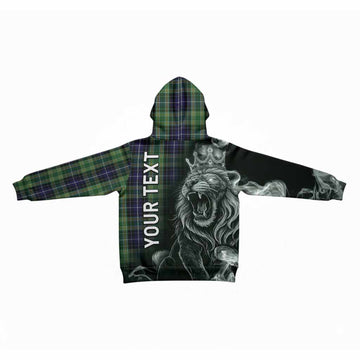 McKellar Tartan Kid Hoodie Roaring Lion Heritage
