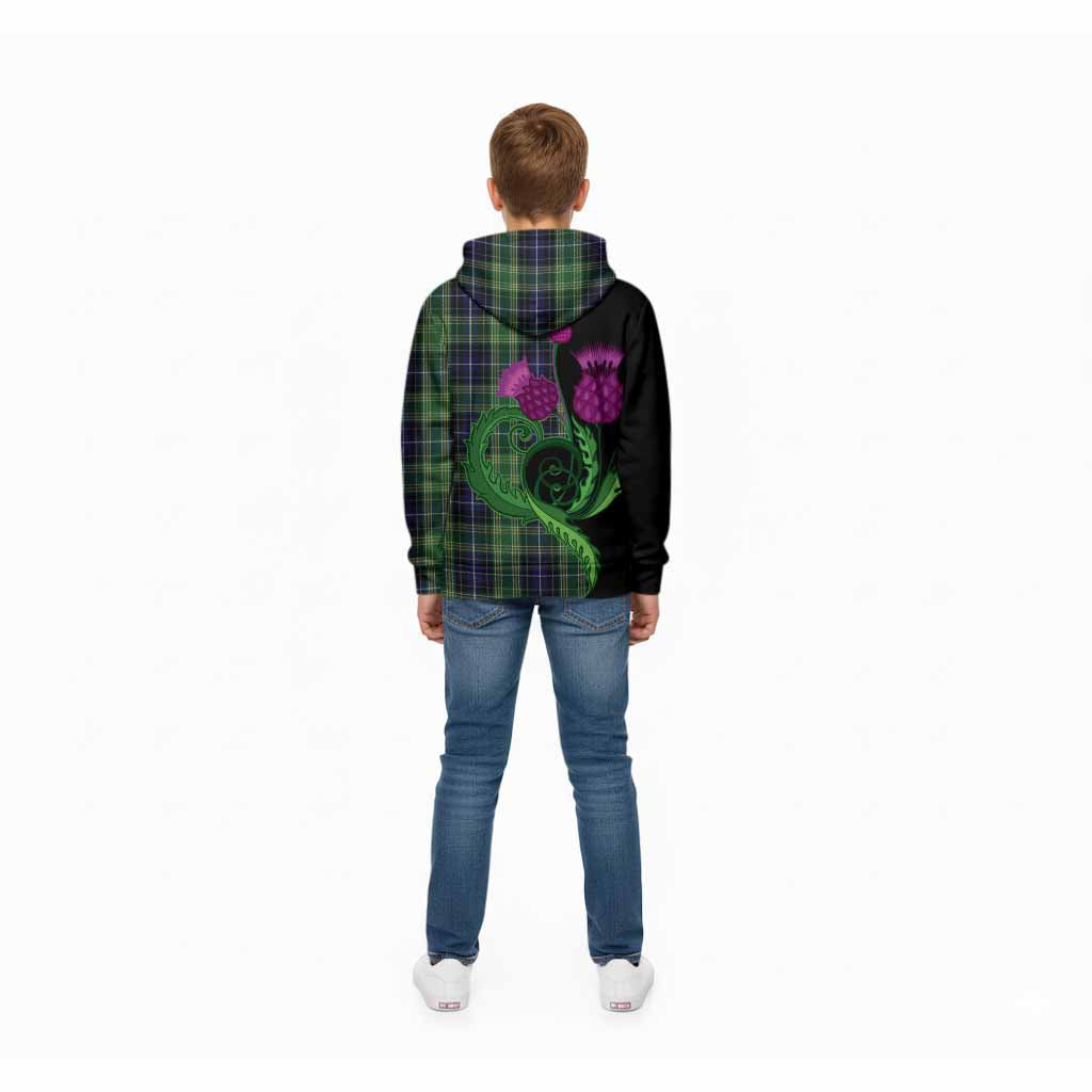 McKellar Tartan Kid Hoodie Traditional Scottish Thistle