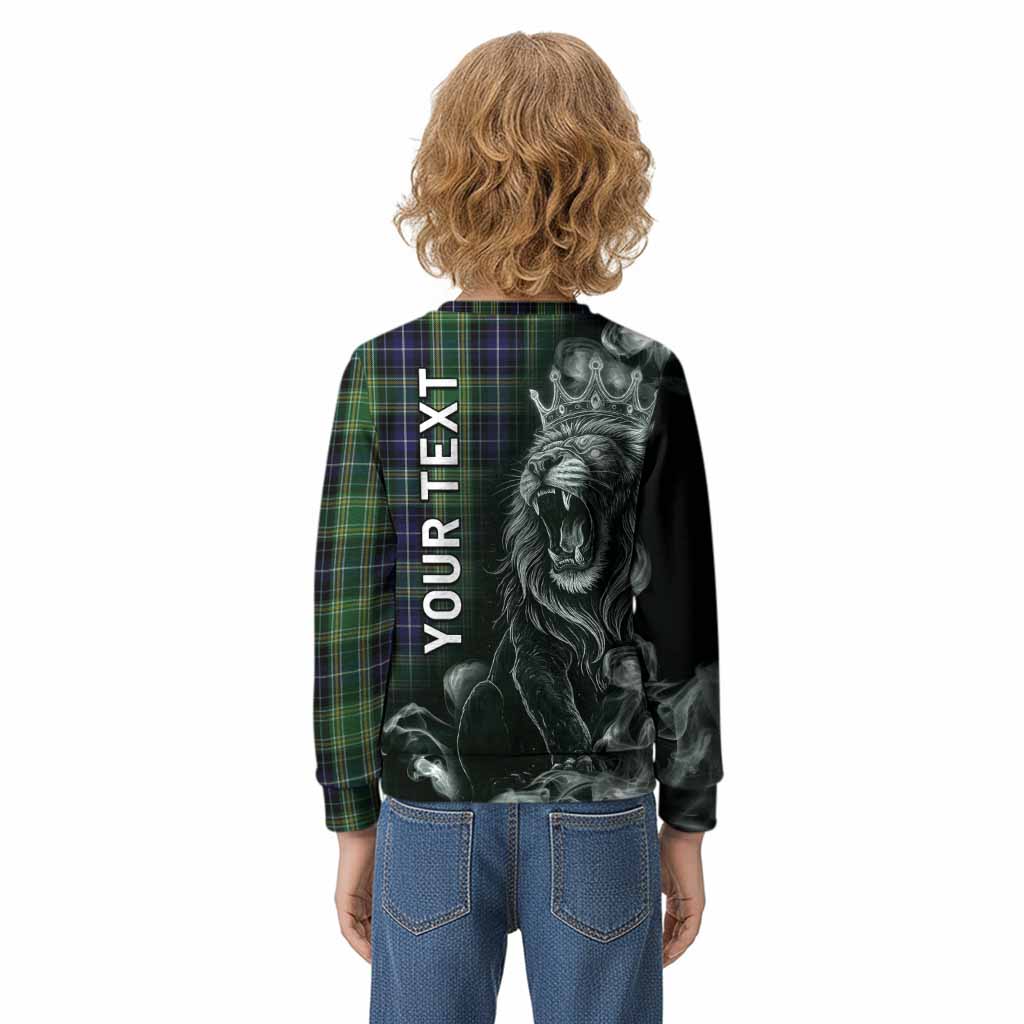 McKellar Tartan Kid Knitted Sweatshirt Roaring Lion Heritage
