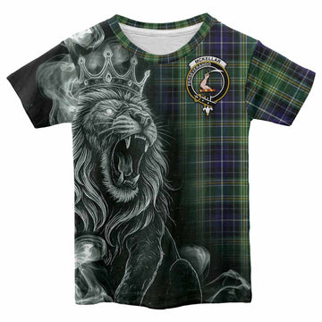 McKellar Tartan Kid T-shirt Roaring Lion Heritage