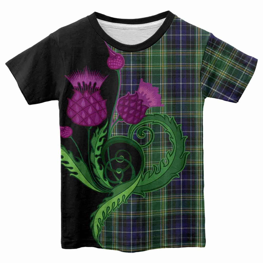 McKellar Tartan Kid T-shirt Traditional Scottish Thistle
