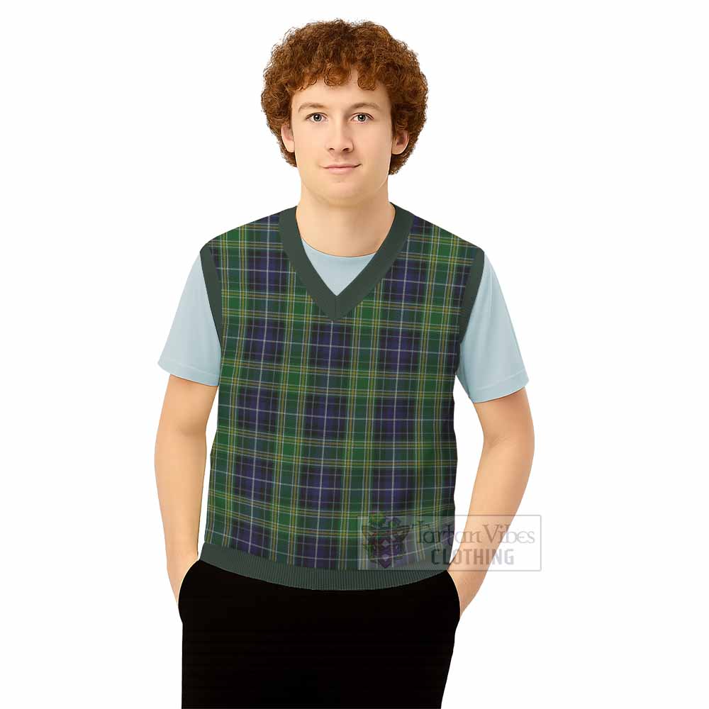 McKellar Tartan Knitted V-Neck Vest - Tartan Vibes Clothing