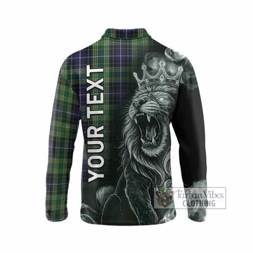 McKellar Tartan Long Sleeve Polo Shirt Roaring Lion Heritage