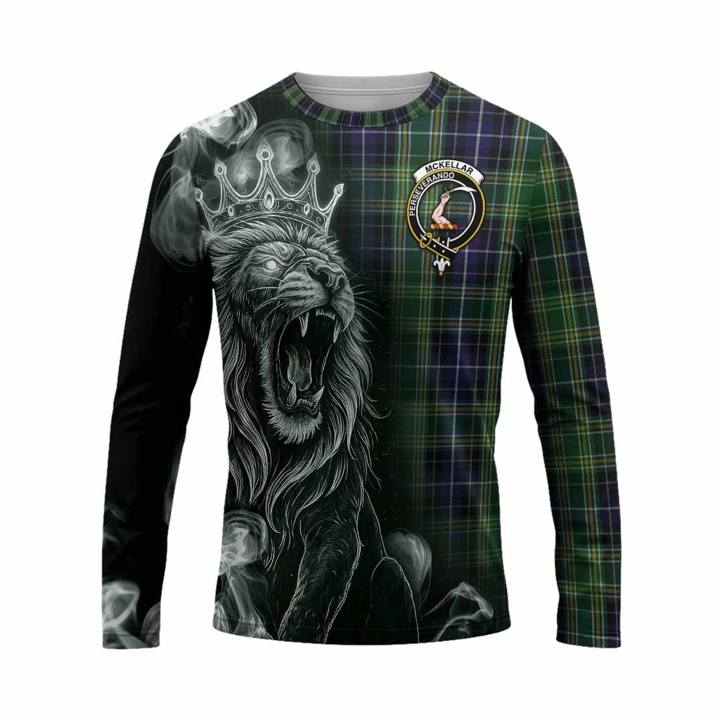 McKellar Tartan Long Sleeve T-Shirt Roaring Lion Heritage