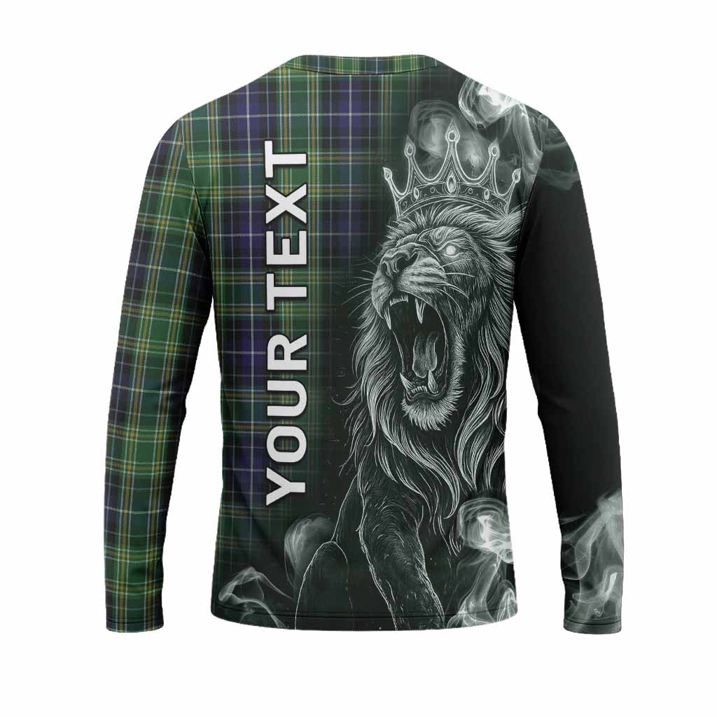 McKellar Tartan Long Sleeve T-Shirt Roaring Lion Heritage