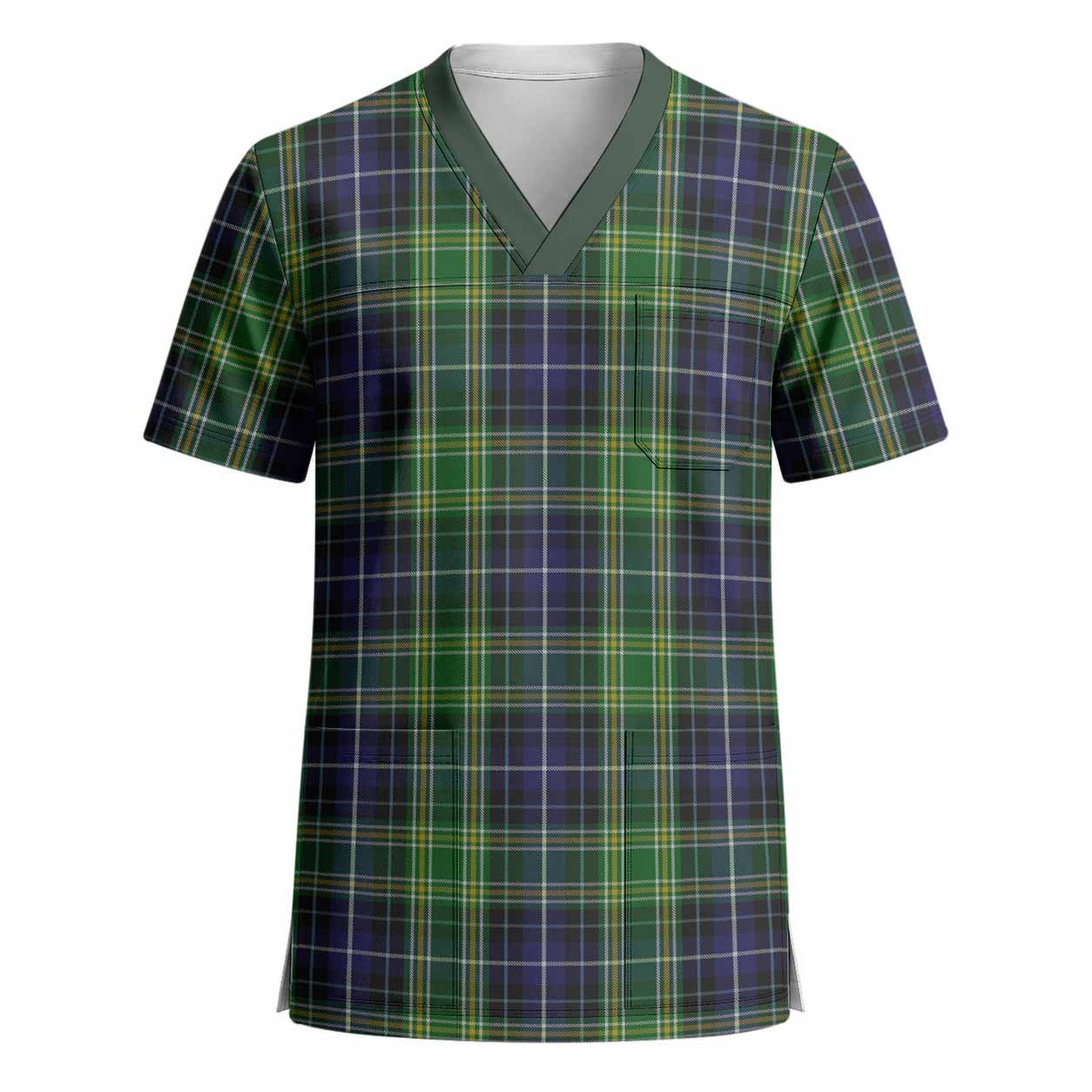 McKellar Tartan Scrub Top - Tartan Vibes Clothing