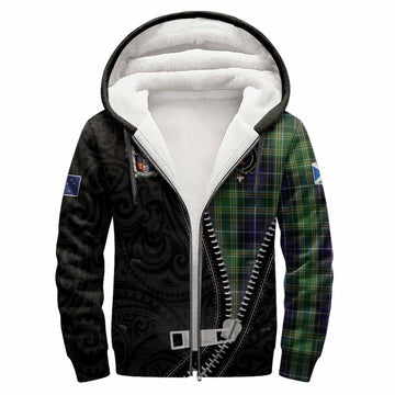 McKellar Tartan Sherpa Hoodie New Zealand Pattern Unique Zipper Stylized