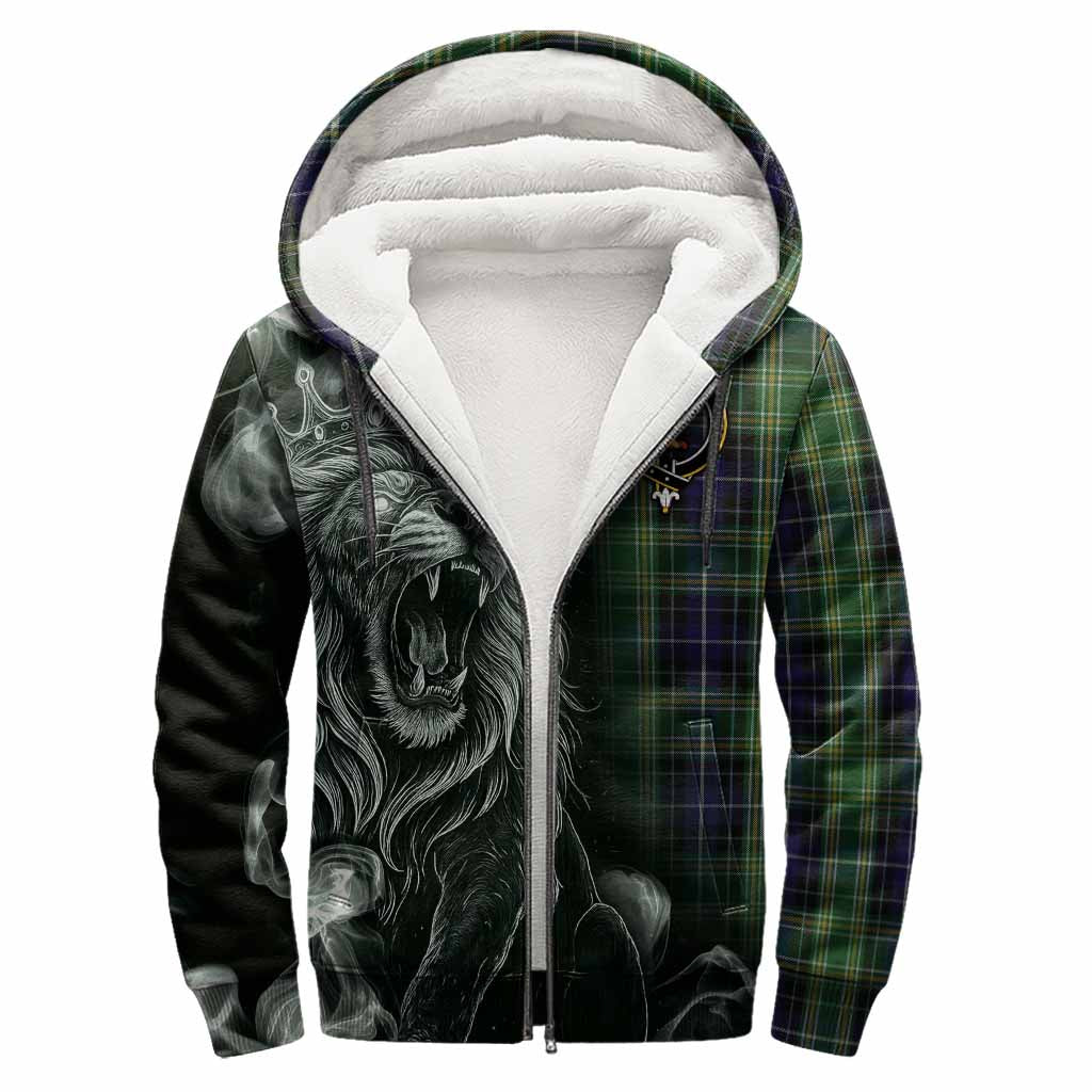 McKellar Tartan Sherpa Hoodie Roaring Lion Heritage