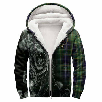 McKellar Tartan Sherpa Hoodie Roaring Lion Heritage