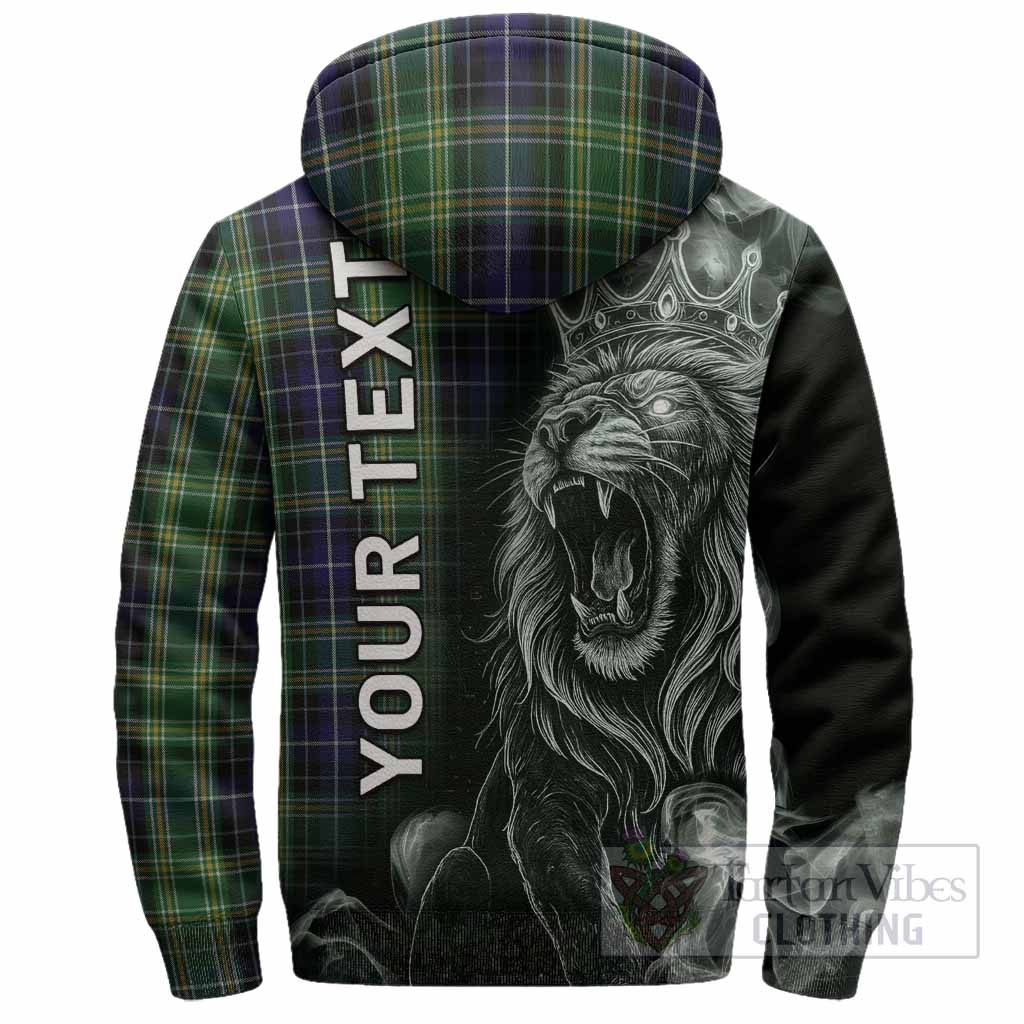 McKellar Tartan Sherpa Hoodie Roaring Lion Heritage