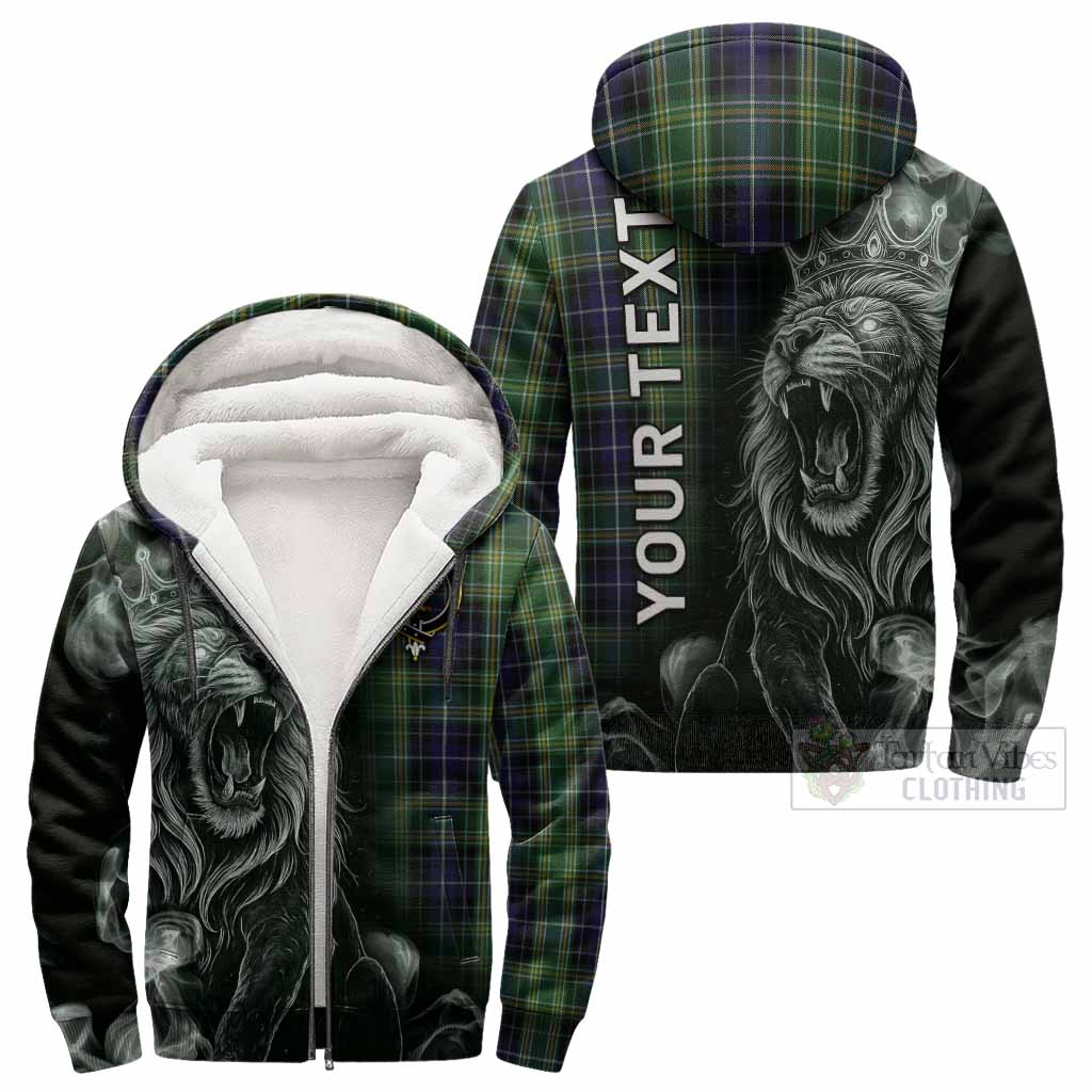 McKellar Tartan Sherpa Hoodie Roaring Lion Heritage