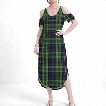 McKellar Tartan Summer Maxi Dress - Tartan Vibes Clothing