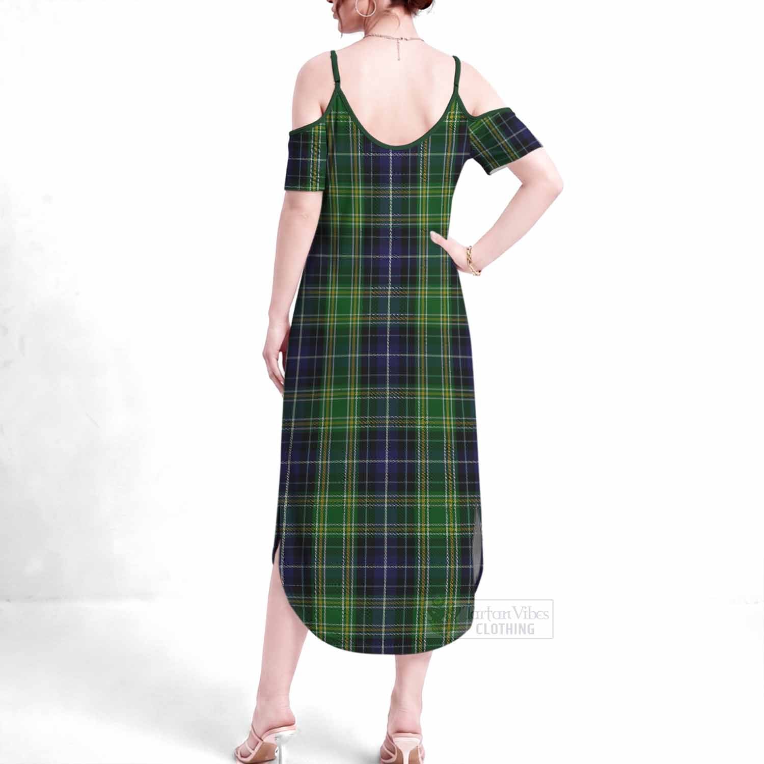 McKellar Tartan Summer Maxi Dress - Tartan Vibes Clothing