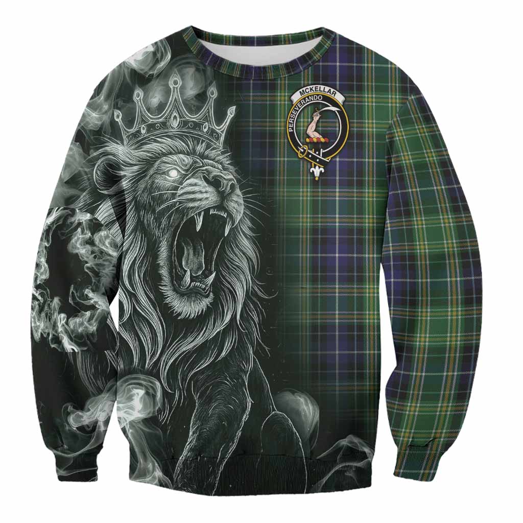 McKellar Tartan Sweatshirt Roaring Lion Heritage