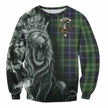 McKellar Tartan Sweatshirt Roaring Lion Heritage