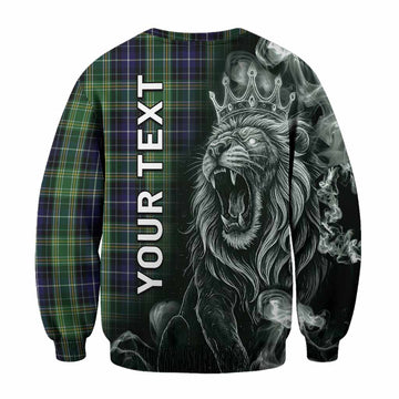 McKellar Tartan Sweatshirt Roaring Lion Heritage