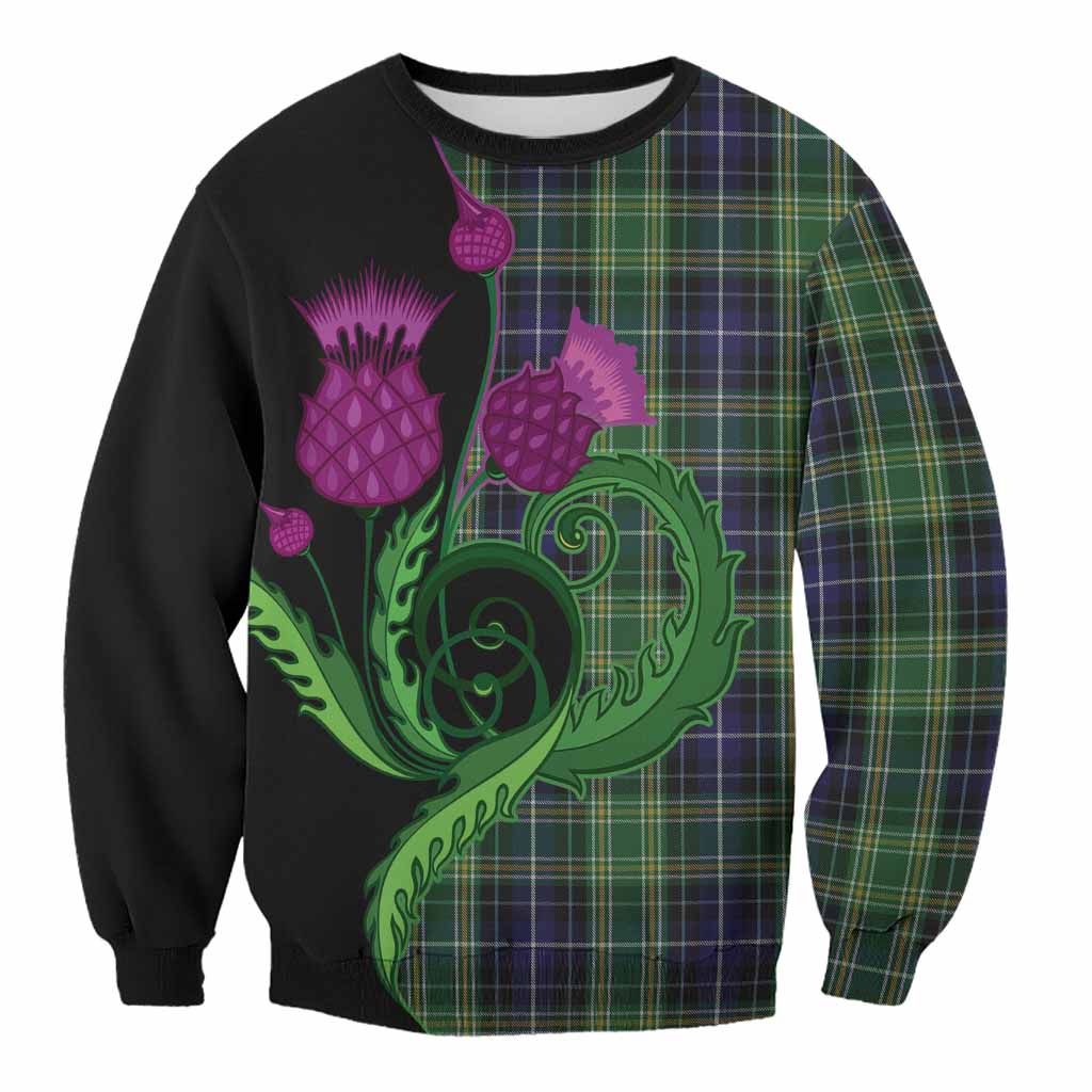 McKellar Tartan Sweatshirt Traditional Scottish Thistle