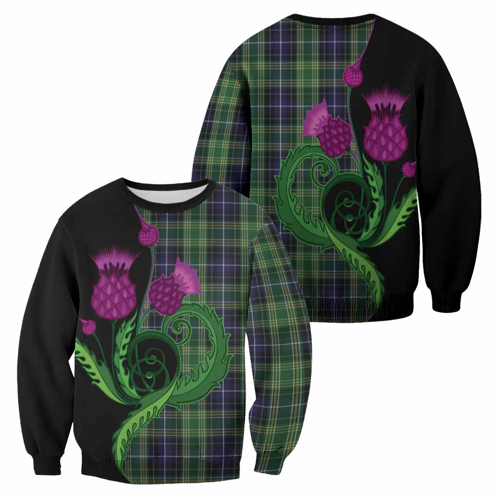 McKellar Tartan Sweatshirt Traditional Scottish Thistle
