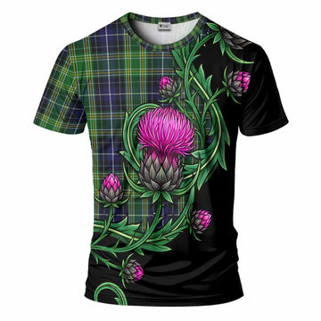 McKellar Tartan T-Shirt Resilient Scottish Thistle Kid's Shirt - Tartan Vibes Clothing