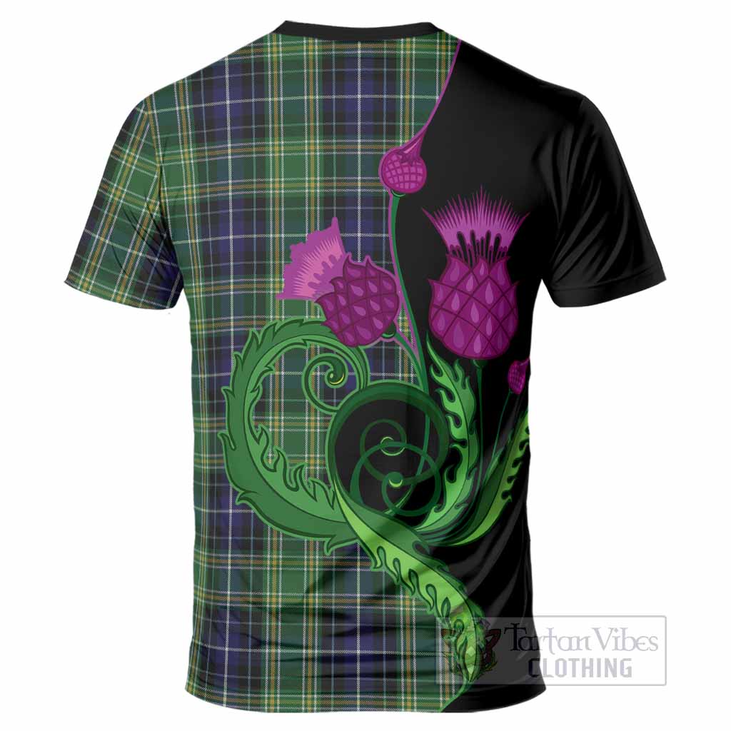 McKellar Tartan T-Shirt Traditional Scottish Thistle