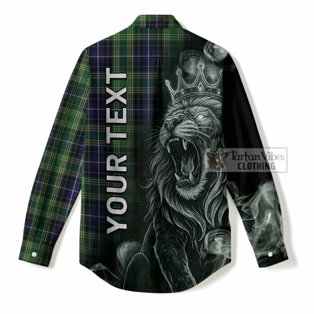 McKellar Tartan Women Casual Shirt Roaring Lion Heritage