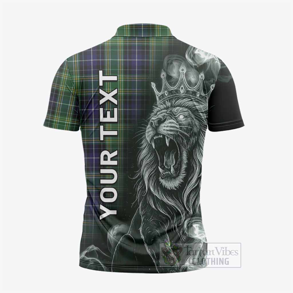 McKellar Tartan Zipper Polo Shirt Roaring Lion Heritage