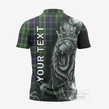 McKellar Tartan Zipper Polo Shirt Roaring Lion Heritage