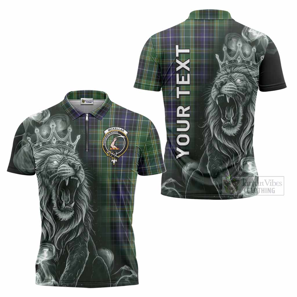 McKellar Tartan Zipper Polo Shirt Roaring Lion Heritage