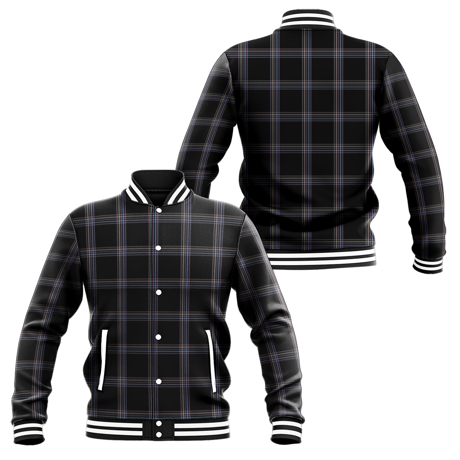 Tartan Vibes Clothing McKenna Tartan Baseball Jacket