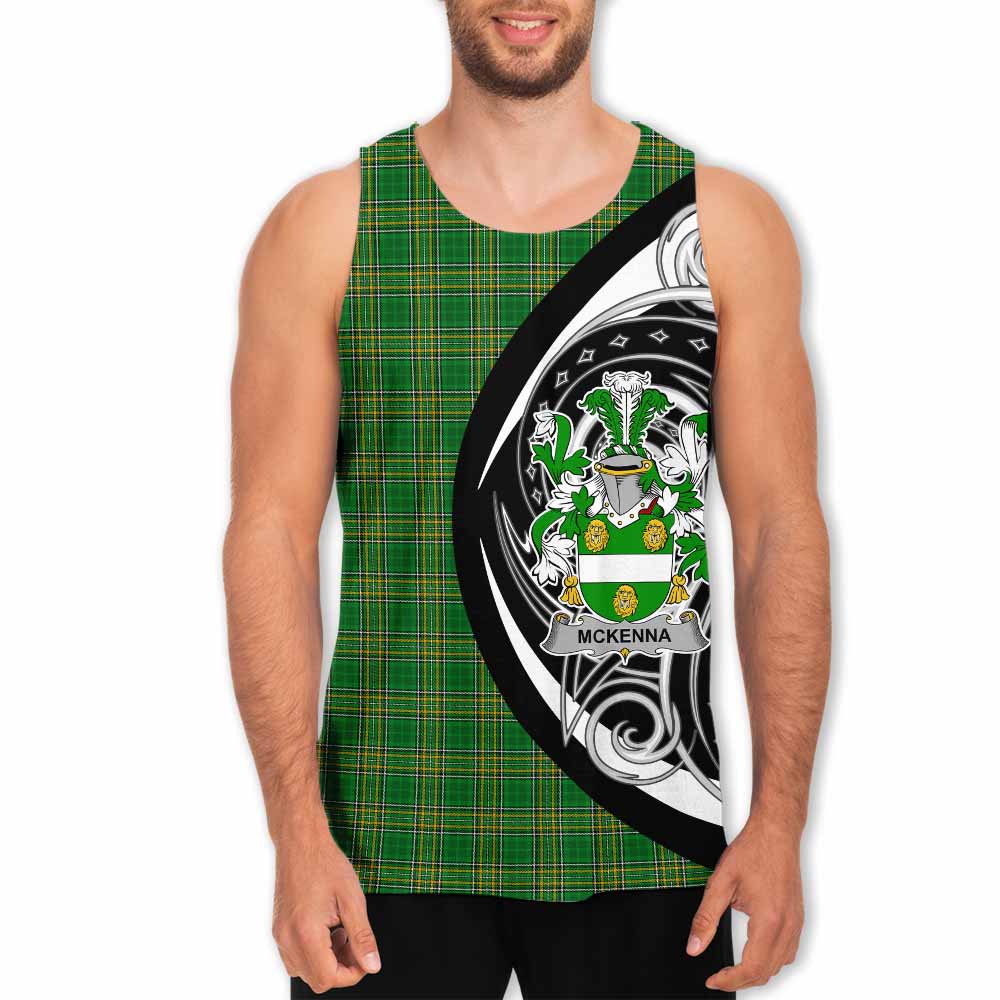 Tartan Vibes Clothing McKenna Irish Clan Men's Tank Top Celtic Circle Style