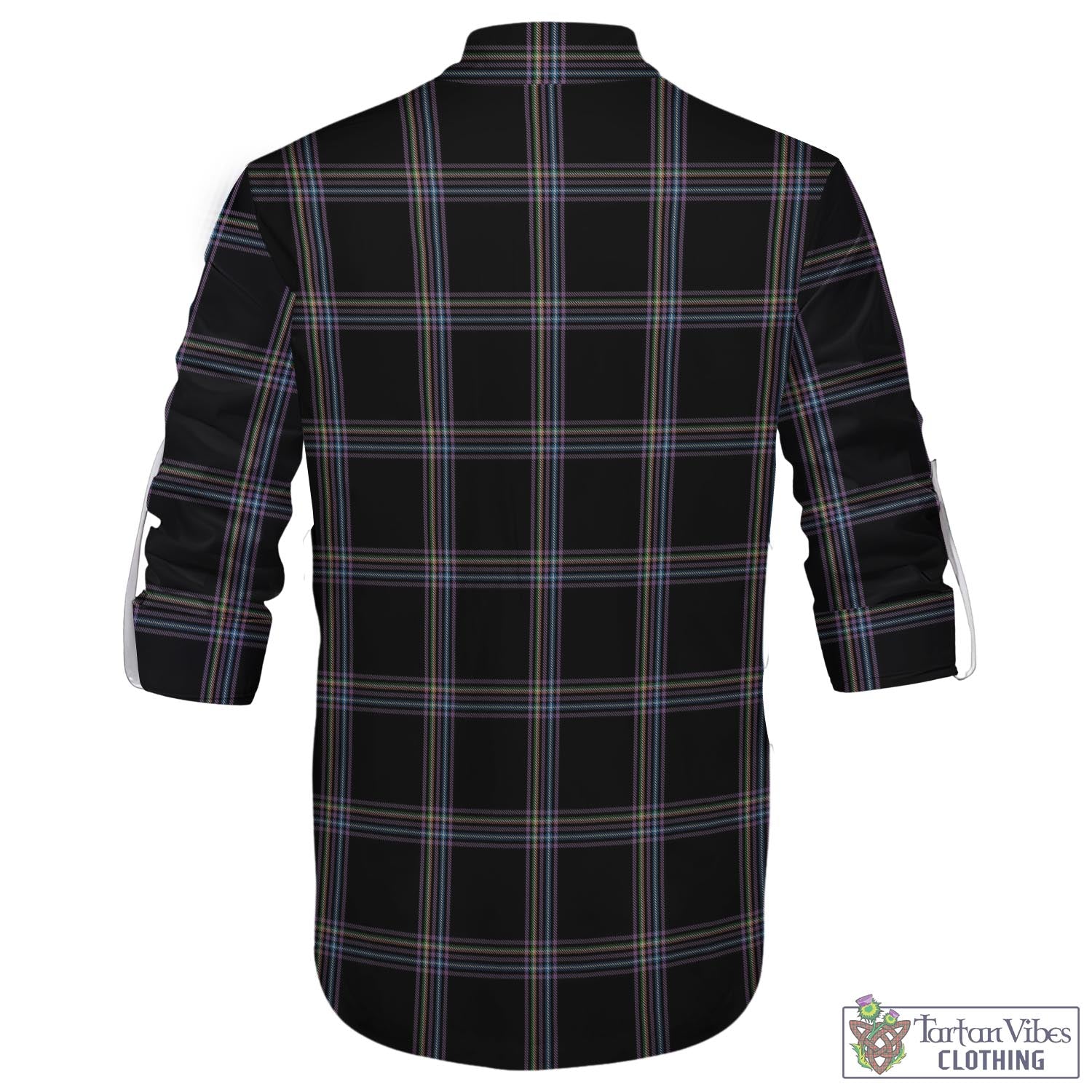 Tartan Vibes Clothing McKenna Tartan Men's Scottish Traditional Jacobite Ghillie Kilt Shirt