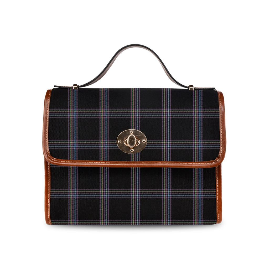 Tartan Vibes Clothing McKenna Tartan Leather Strap Waterproof Canvas Bag
