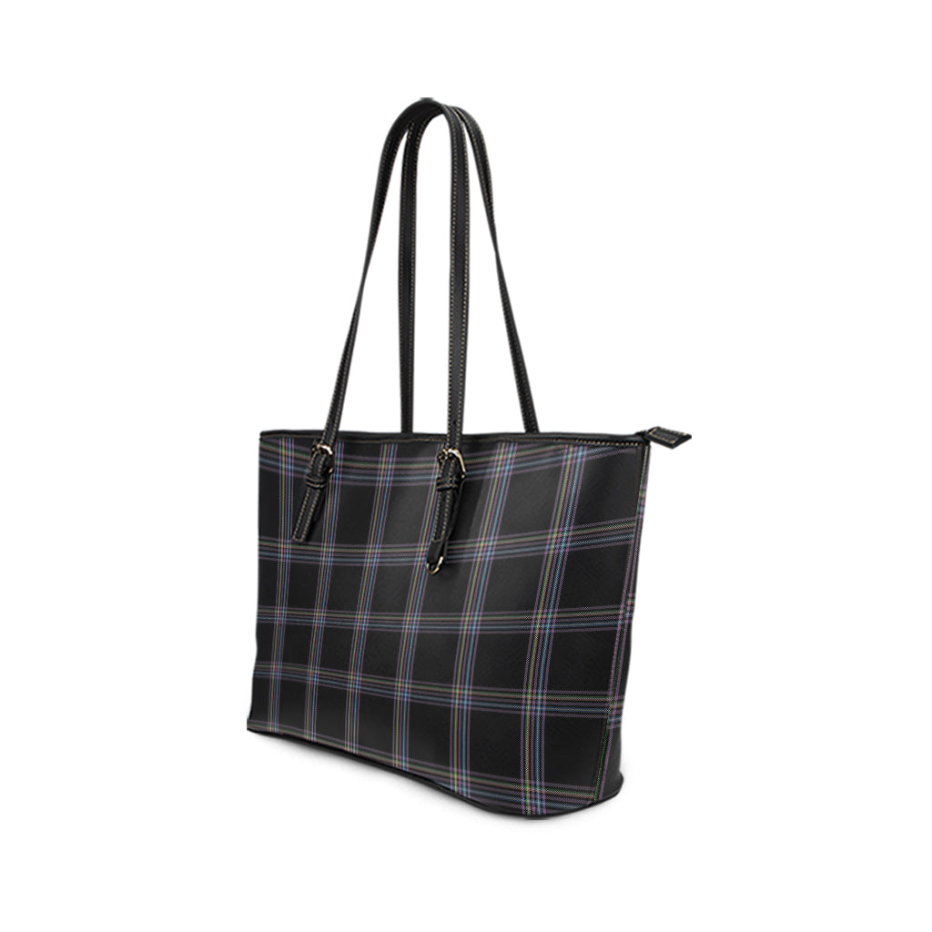Tartan Vibes Clothing McKenna Tartan Leather Tote Bag