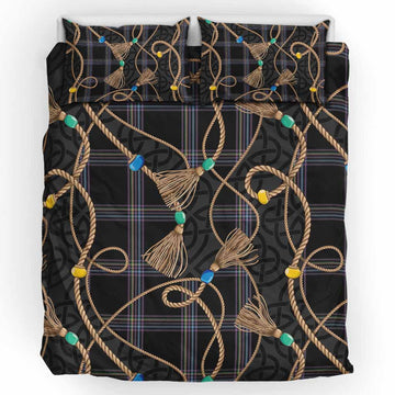 McKenna Scottish Tartan Twisted Ropes Stylized Bedding Set UK Bedding Set UK King 91*87 inch - Tartan Vibes Clothing