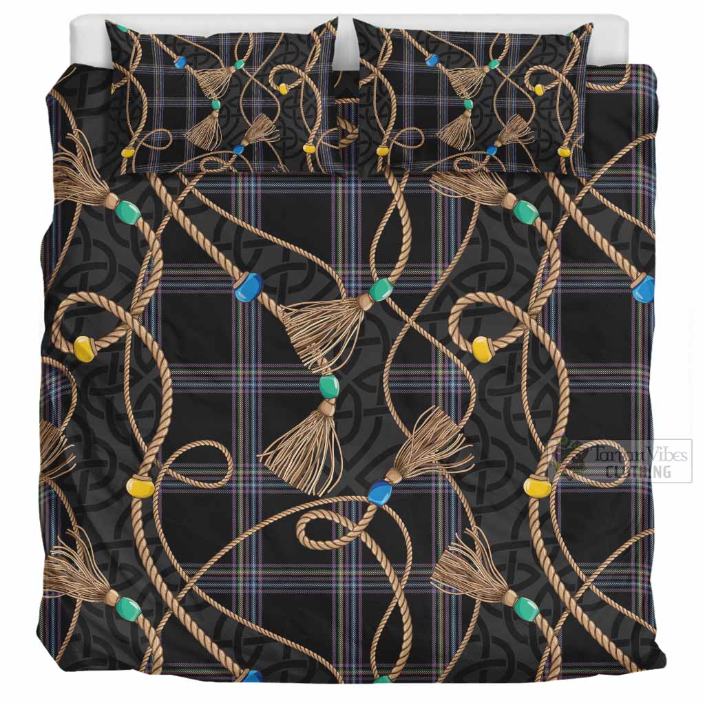 McKenna Scottish Tartan Twisted Ropes Stylized Bedding Set UK Bedding Set UK Super King 104*94 inch - Tartan Vibes Clothing
