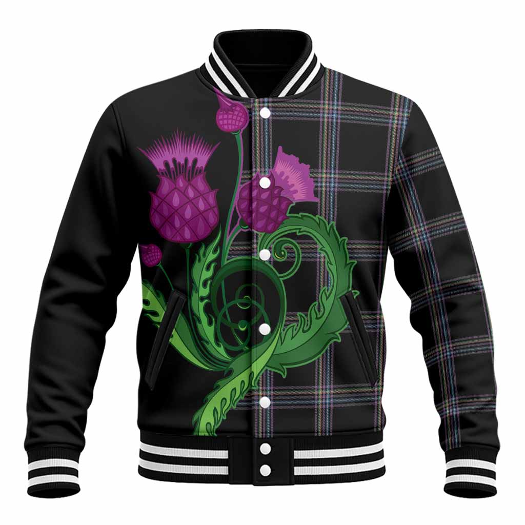 McKenna Tartan Baseball Jacket Traditional Scottish Thistle