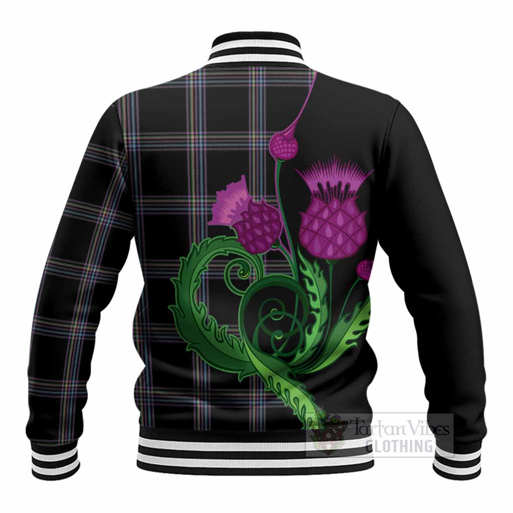 McKenna Tartan Baseball Jacket Traditional Scottish Thistle