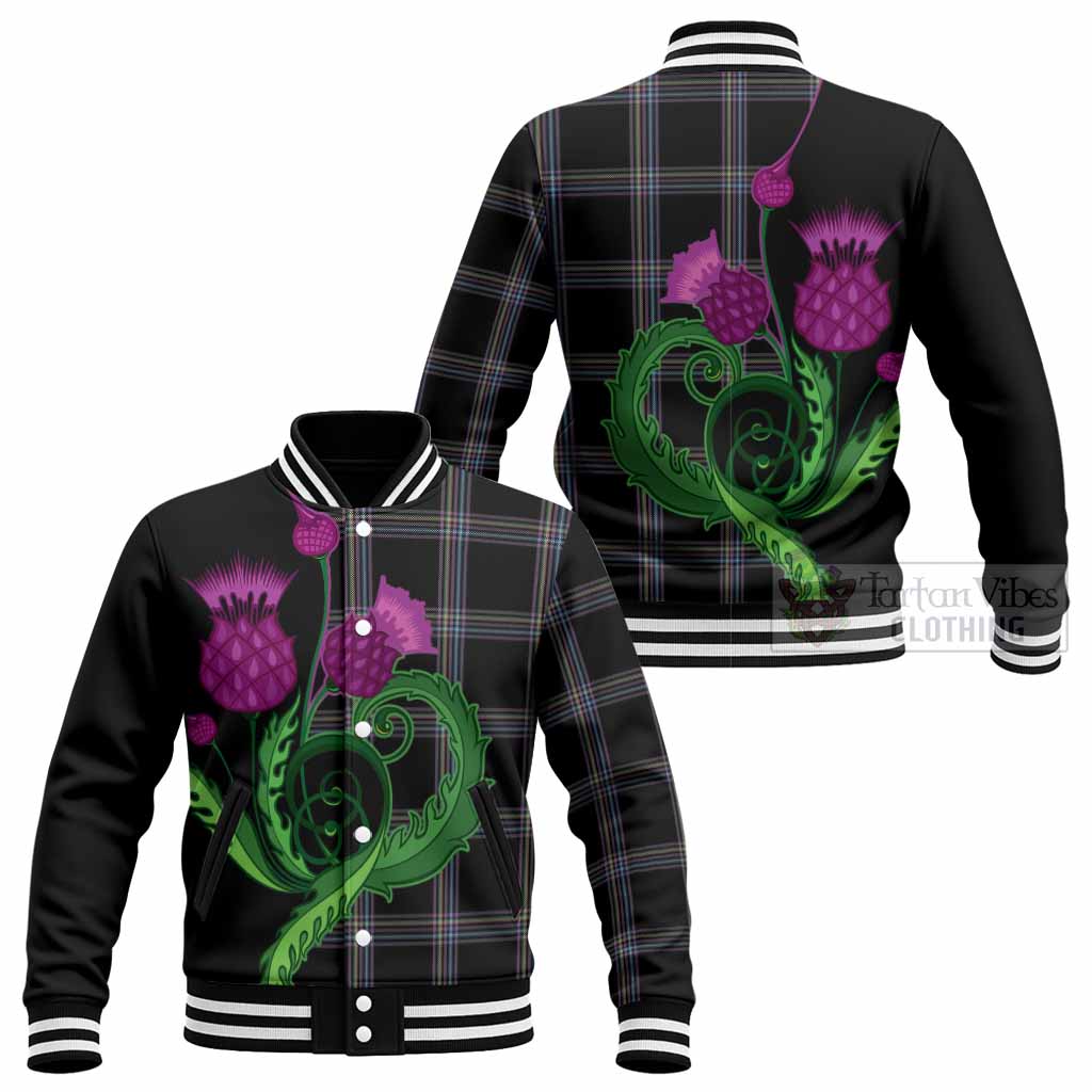 McKenna Tartan Baseball Jacket Traditional Scottish Thistle
