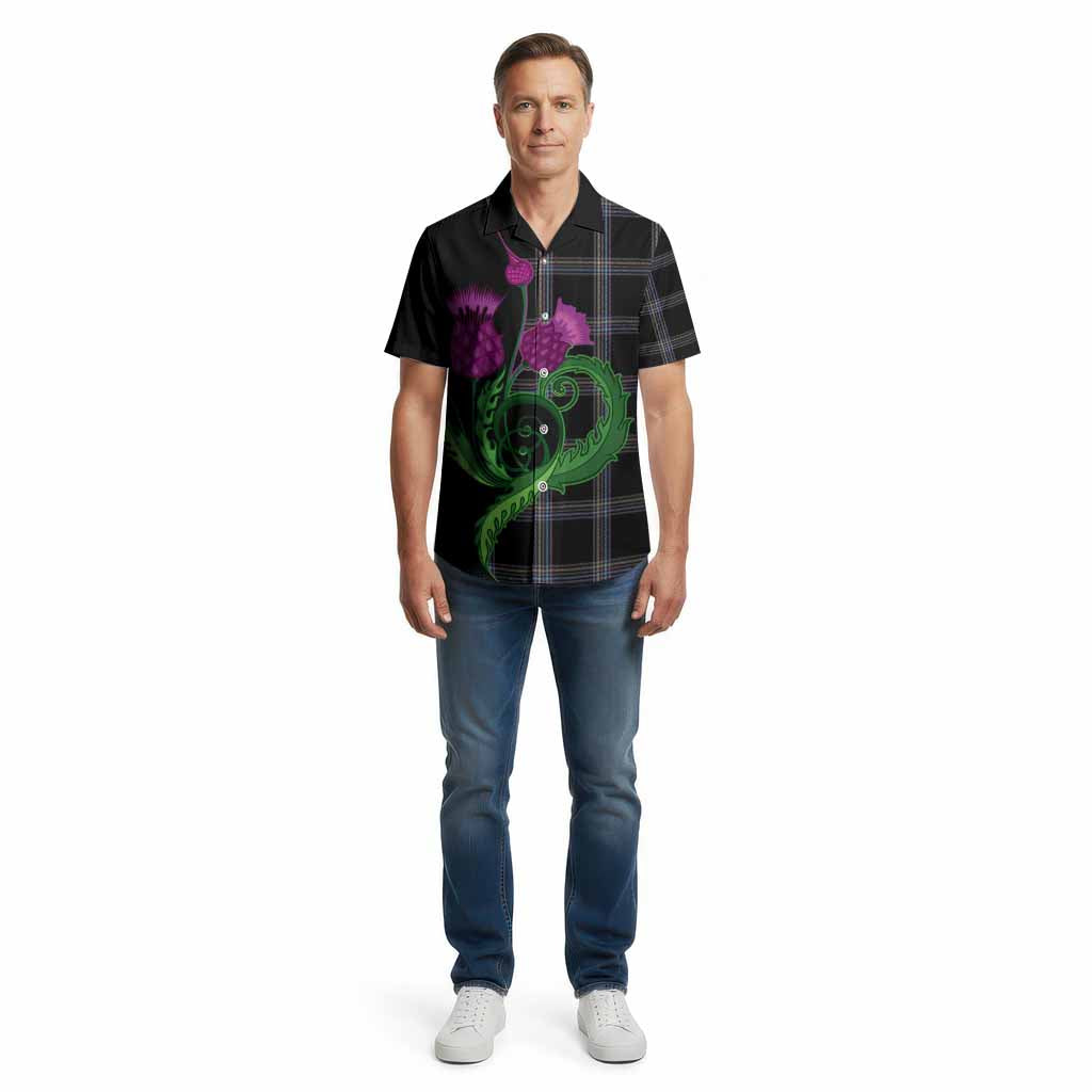 McKenna Tartan Cotton Hawaiian Shirt Traditional Scottish Thistle