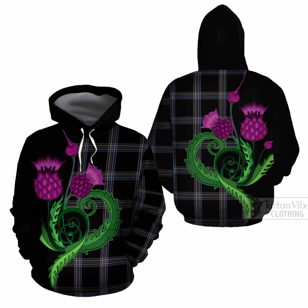 McKenna Tartan Cotton Hoodie Traditional Scottish Thistle