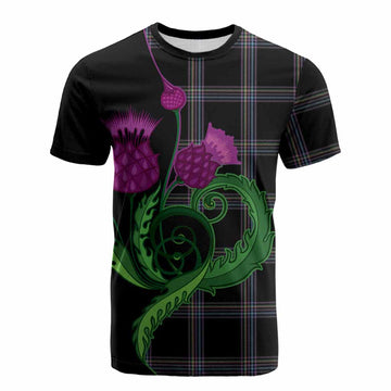 McKenna Tartan Cotton T-shirt Traditional Scottish Thistle