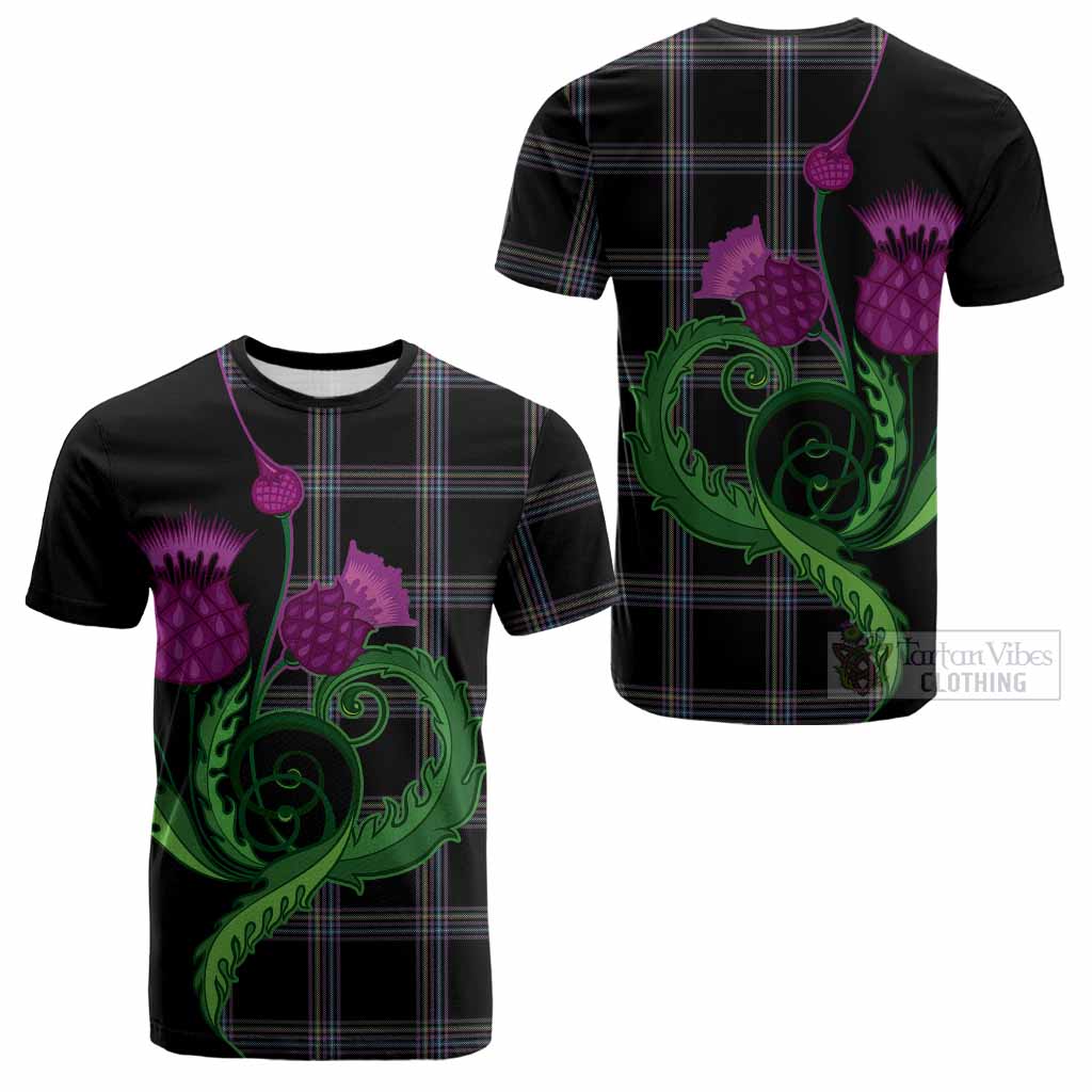 McKenna Tartan Cotton T-shirt Traditional Scottish Thistle