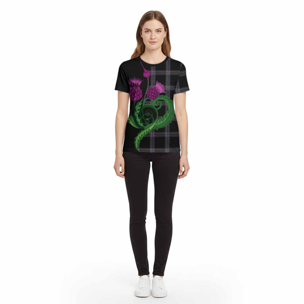 McKenna Tartan Cotton T-shirt Traditional Scottish Thistle