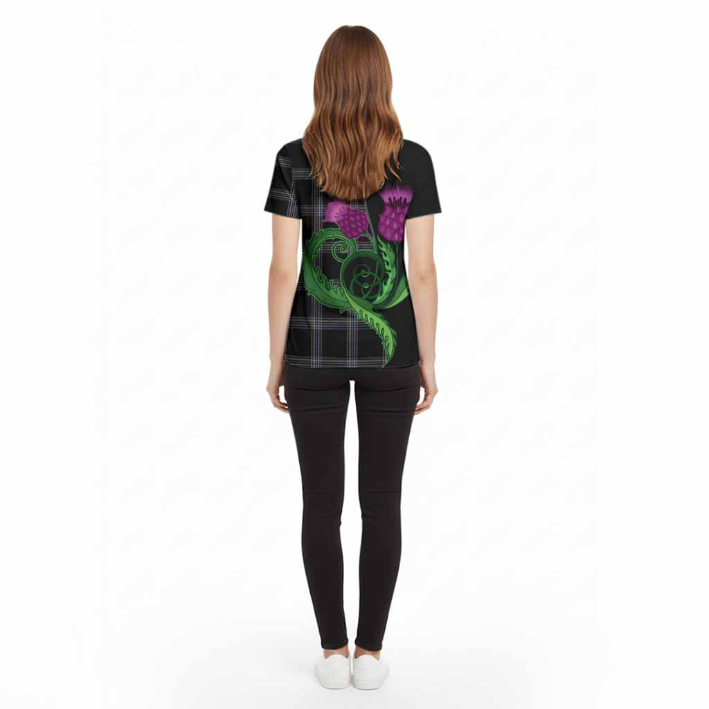 McKenna Tartan Cotton T-shirt Traditional Scottish Thistle