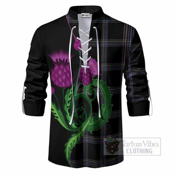 McKenna Tartan Ghillie Shirt Traditional Scottish Thistle