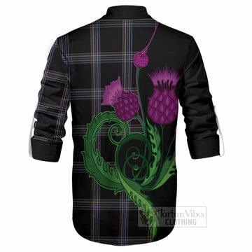 McKenna Tartan Ghillie Shirt Traditional Scottish Thistle