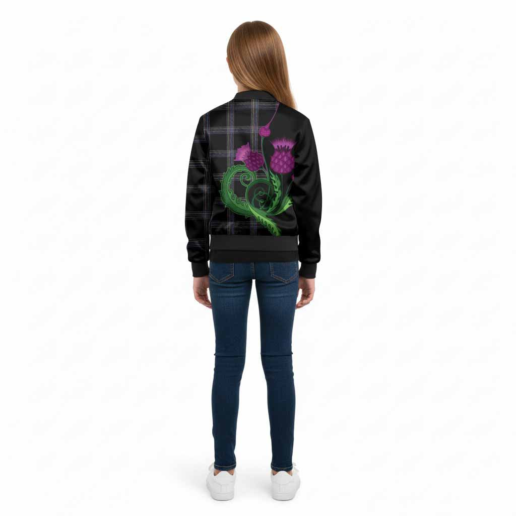 McKenna Tartan Kid Bomber Jacket Traditional Scottish Thistle